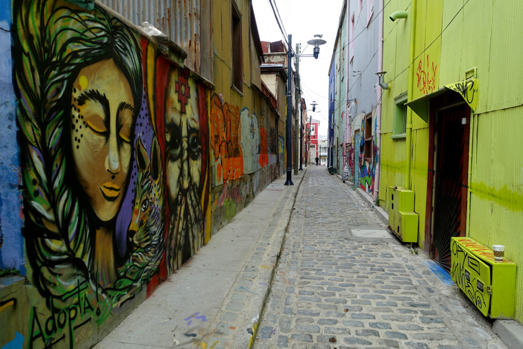 Alleys of Valparaiso, Chile