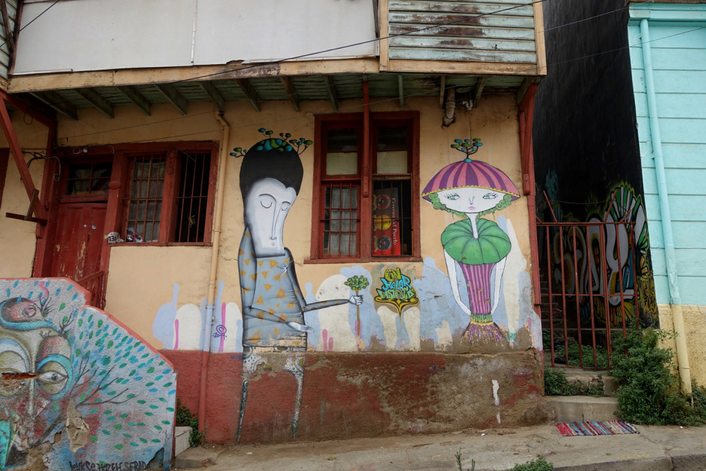 The alleys and street art of Valparaiso in photos.